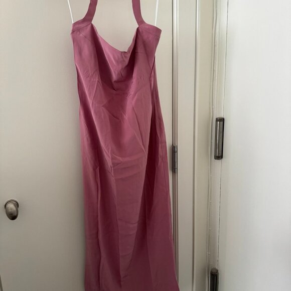 Reformation Alli Silk Dress Sugar Plum - Size 2 - Picture 2 of 3